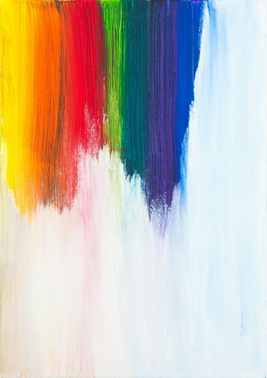 Close-up of painted texture
