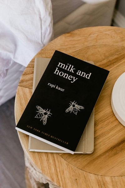 Hardcover book with a plain cloth cover