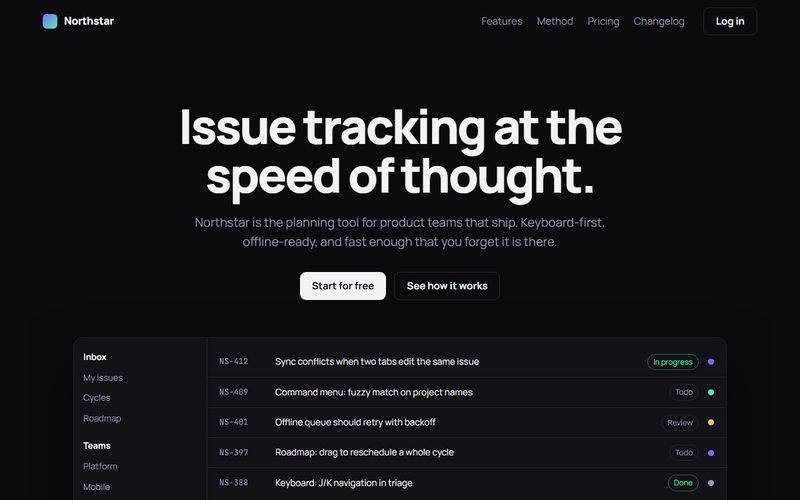 Northstar website preview
