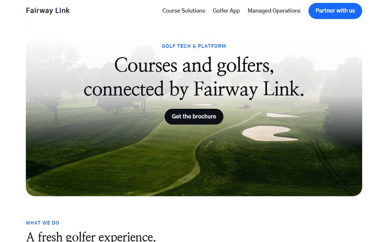 Fairway Link website preview